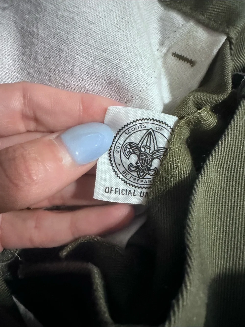 Boy Scouts of America Army Green Wide-Leg Cargo Pants